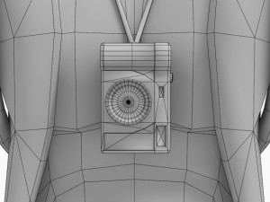 grey alien tourist 3D-Modell