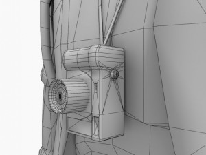 grey alien tourist 3D-Modell
