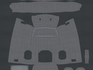 grey alien tourist 3D Model