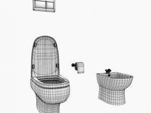 bathroom fixtures Model 3D