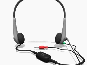 fones de ouvido Modelo 3D