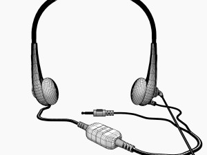 headphones Modèle 3D