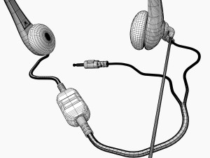headphones Modèle 3D