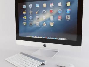 apple imac Modelo 3D