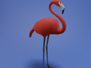 flamingo Modelo 3D