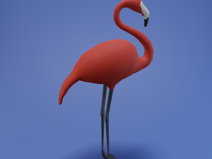 flamingo Modelo 3D