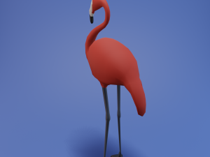 flamingo Modelo 3D