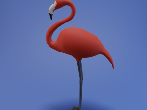 flamingo Modelo 3D