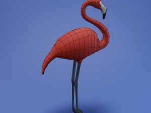 flamingo Modelo 3D