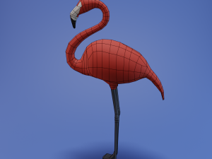 flamingo Modelo 3D