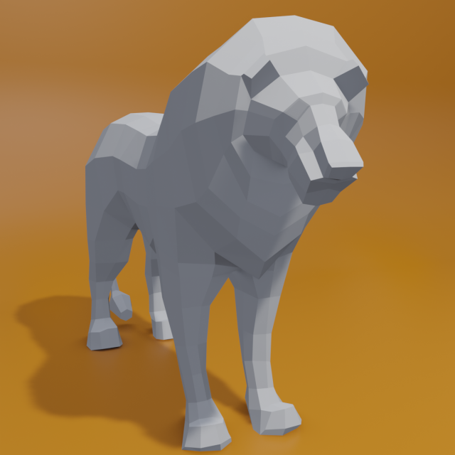 leon 3D 模型 .c4d .max .obj .3ds .fbx .stl .blend 