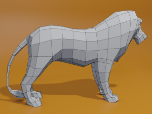leon 3D 模型