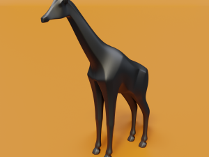 giraffe 3D Print Model
