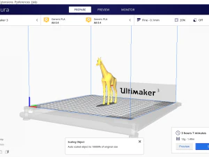giraffe 3D Print Model