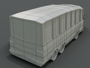 12 low poly cartoon cars 3D Modell