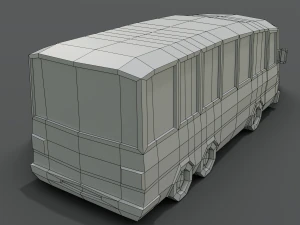 12 low poly cartoon cars 3D Model