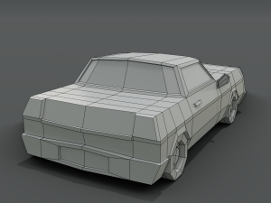 12 low poly cartoon cars 3D Modell