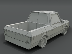 12 low poly cartoon cars 3D Modell
