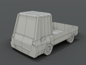 12 low poly cartoon cars 3D Modell