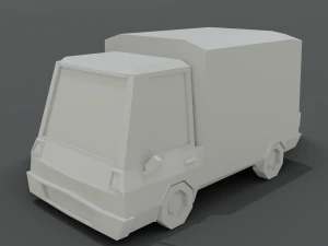 12 low poly cartoon cars 3D Model