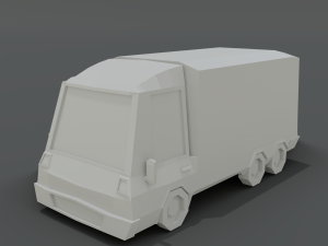 12 low poly cartoon cars 3D Modell