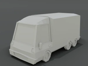 12 low poly cartoon cars 3D Model