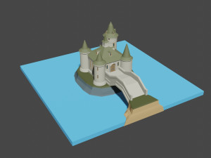 medieval castle 3Dモデル