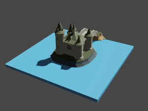 medieval castle 3D Model