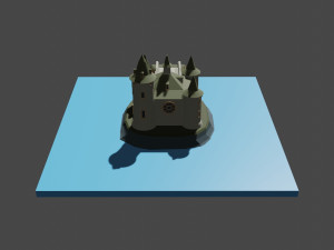 medieval castle 3Dモデル