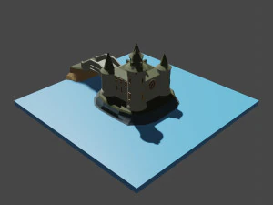 medieval castle 3D Model