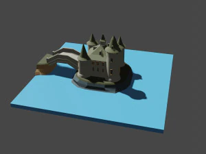 medieval castle 3D Model