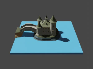medieval castle 3D Model