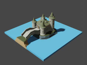 medieval castle 3D Model