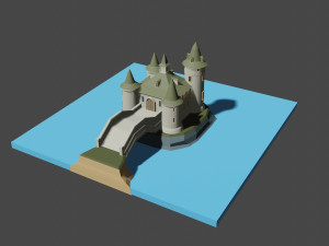 medieval castle 3Dモデル