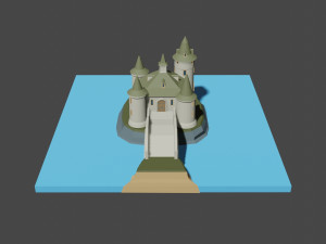 medieval castle 3Dモデル
