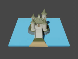 medieval castle 3D Model