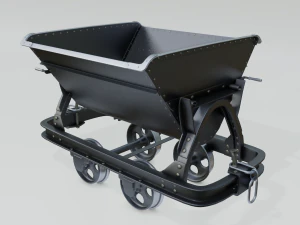 खनन गाड़ी ए 3D मॉडल