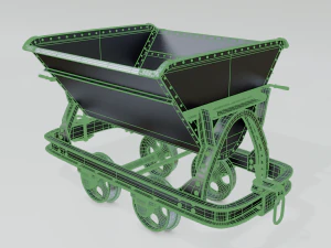 mining cart a 3D Model