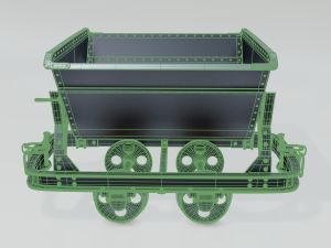 mining cart a 3D Model
