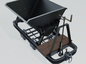 mining cart b 3D Model