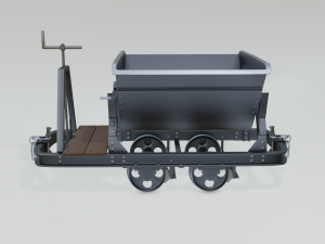 mining cart b 3D Model