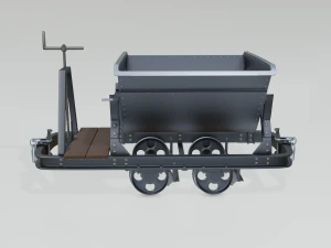 mining cart b 3D Model