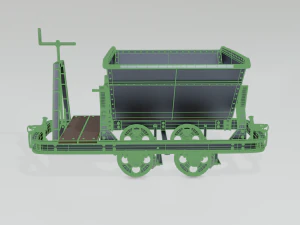 mining cart b 3D Model