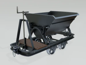 mining cart b 3D Model