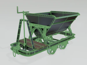 mining cart b 3D Model