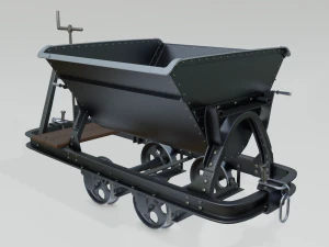 mining cart b 3D Model