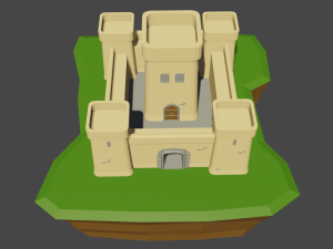 medieval castle 02 Modelo 3D