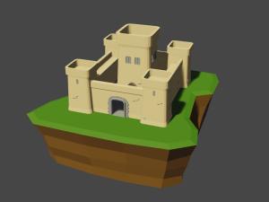 medieval castle 02 Modelo 3D