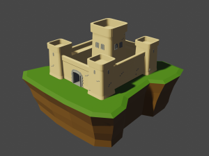 medieval castle 02 Modelo 3D