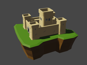 medieval castle 02 Modelo 3D